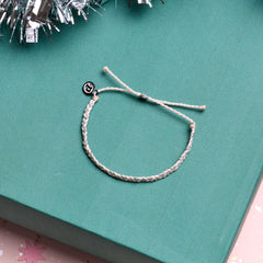 Snowfall Mini Braided Bracelet