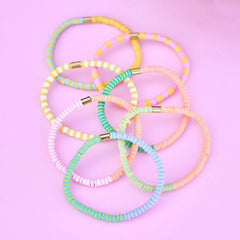 Sunset Beach Stretch Bracelet Set of 8