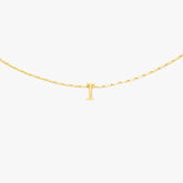 Snake Chain Alphabet Necklace