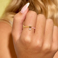 Le Soleil Seed Bead Stretch Ring