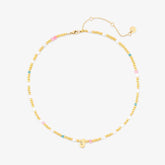 Initial Pearl & Seed Bead Choker