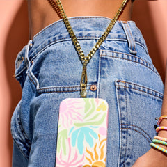 Flat Curb Chain Phone Chain