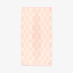 Pink & White Checkerboard Towel