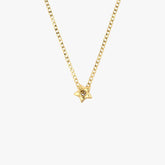 Puffy Star Chain Necklace