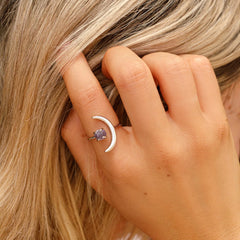 Crescent Moon Ring