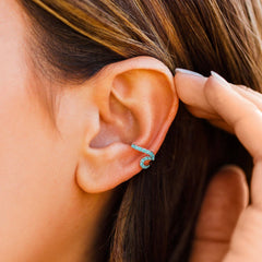 Stone Wave Ear Cuff