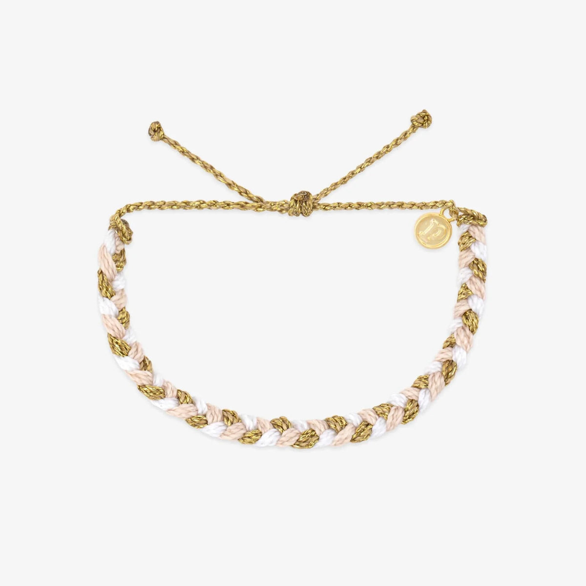 Neutral Glow Braided Bracelet