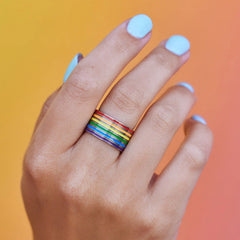 Rainbow Ring Stack