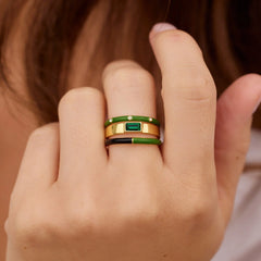 Slytherin™ 3 Ring Stack