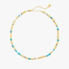 World Water Day Mixed Bead Choker