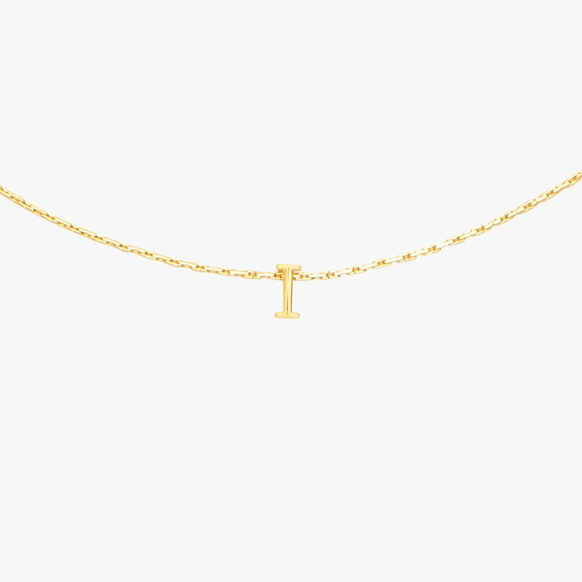 Snake Chain Alphabet Necklace