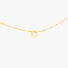 Snake Chain Alphabet Necklace
