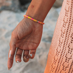 Solar Power Seascape Stretch Bracelet