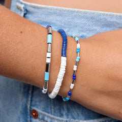 Shark Week Bead Stretch Bracelet Set of 3