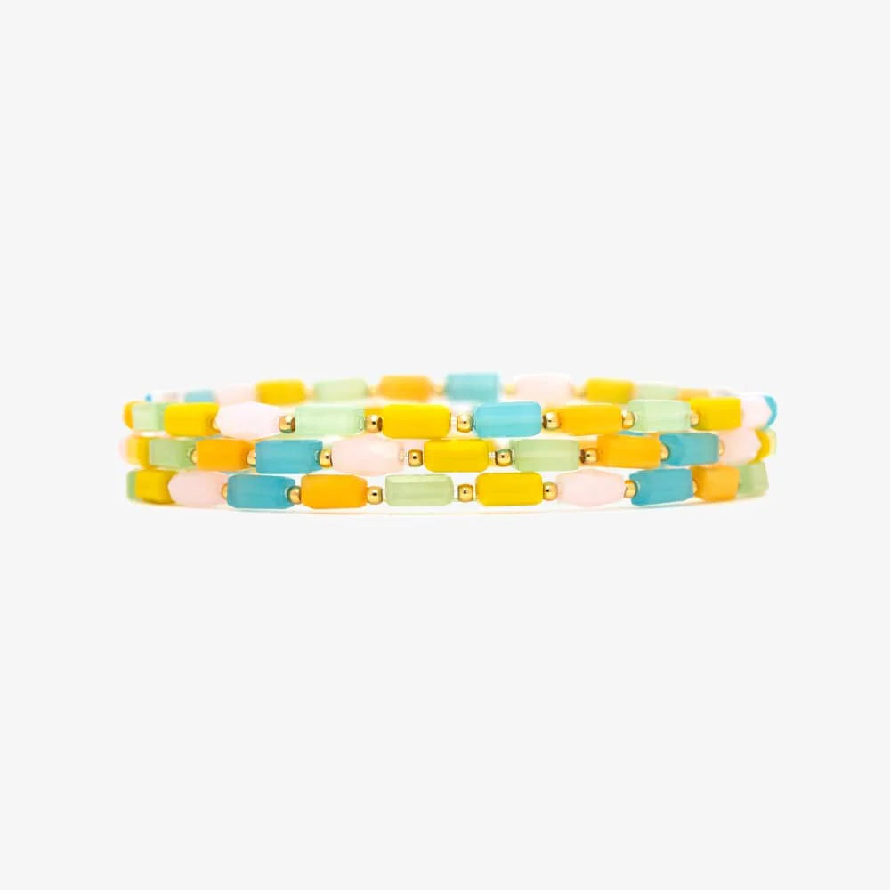 Neon Lights Stretch Bracelet 3 Pack