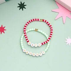 Naughty or Nice Stretch Bracelet Set