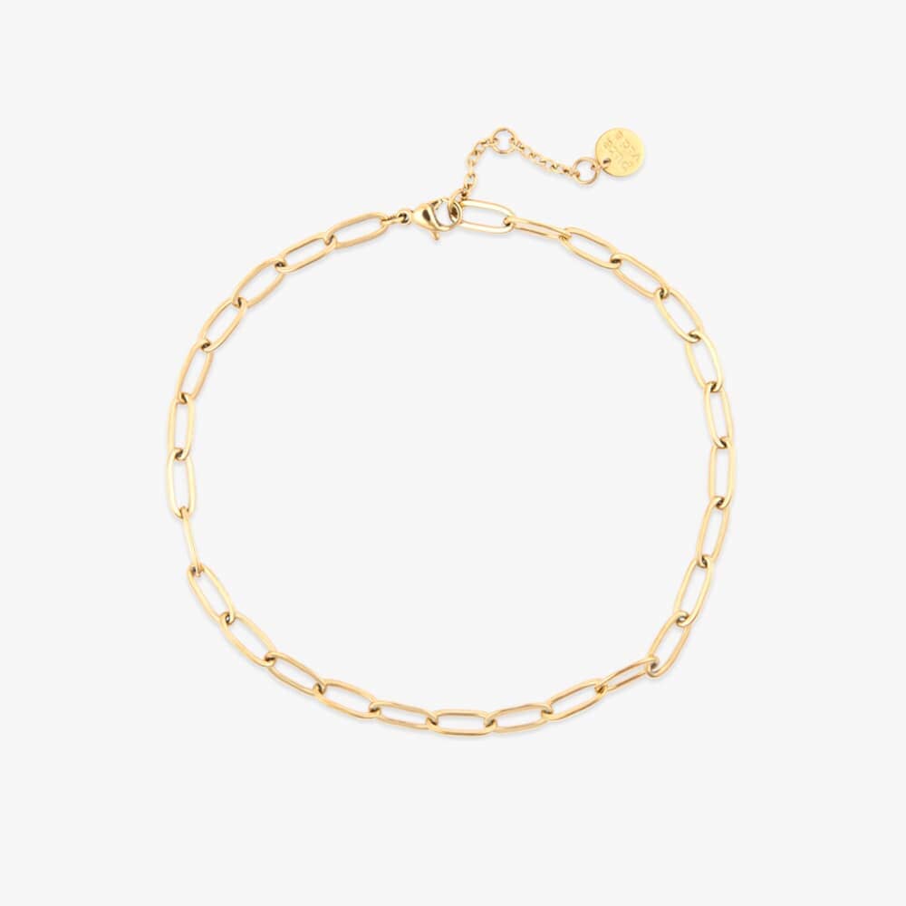 Harper Paperclip Chain Anklet