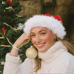 Puffy Star Hoop Earrings