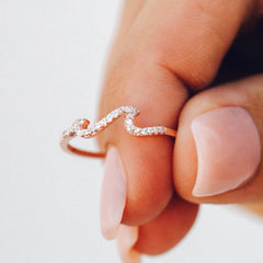 Pave Wave Ring
